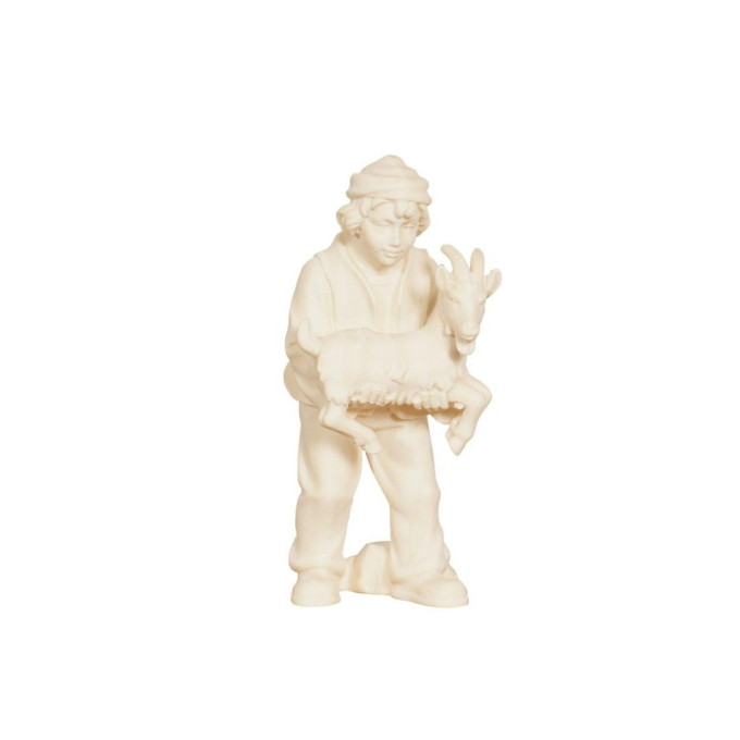 Boy with goat in his arms for Nativity scene - Advent