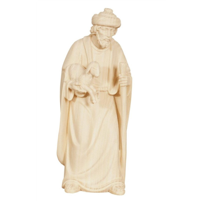 Shepherd with stick and lamb for Nativity scene - Advent