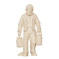 Shepherd with milk can for Nativity scene - Homeland