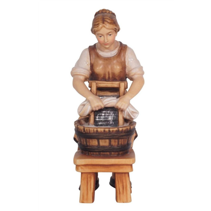 Shepherdess with washing machine for Nativity scene - Homeland