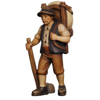 Shepherd with cheese for Nativity scene - Homeland