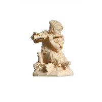 Boy sitting with flute for Nativity scene - Alpine