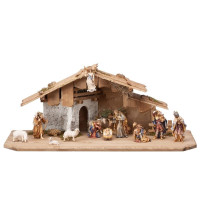Nativity of the Holy Night with 14 figurines RA