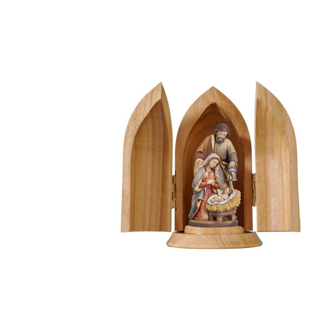 Holy Night crib in niche