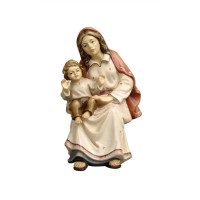 Shepherdess sitting with child for Nativity scene - Jerusalem