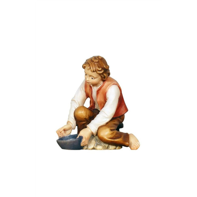 Boy milking for Nativity scene - Jerusalem