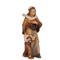 Shepherdess with boy - Kostner