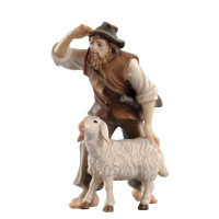 Shepherd with sheep - Kostner