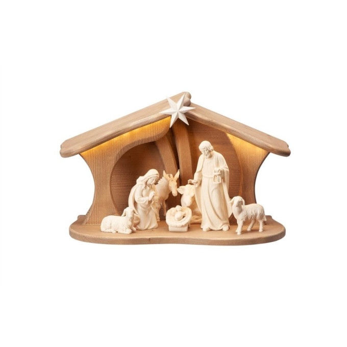 Nativity Set 8 pcs-stable Luce for Holy Family Led