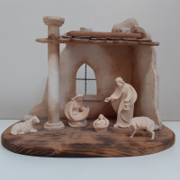 Holy Night Wooden Nativity scene