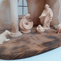 Holy Night Wooden Nativity scene