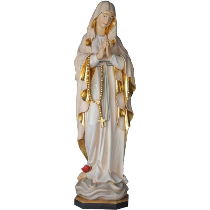 Praying Virgin Mary with rosary