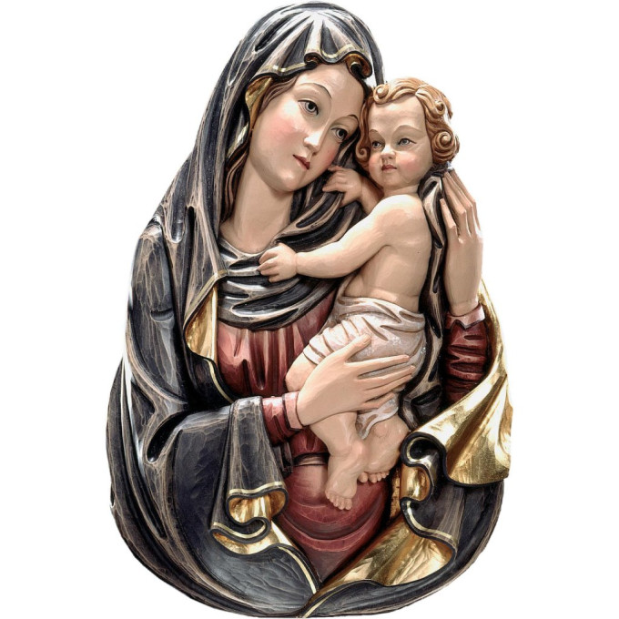 Relief Virgin Mary with child