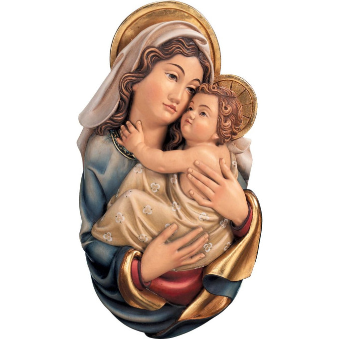 Relief Virgin Mary with child 
