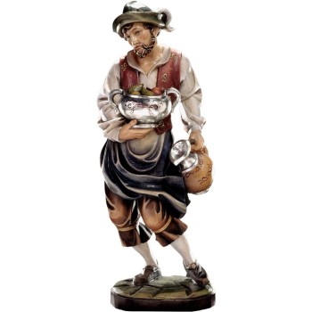 Man with a fruit bowl