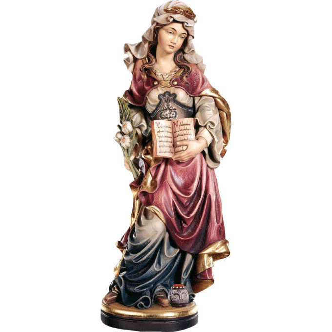 Saint Saturnina with ointment jar
