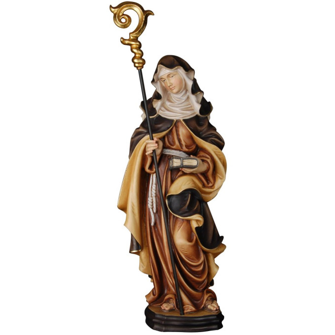 Saint Aldegunde with a book