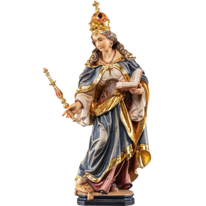 Saint Ingeborg with sceptre and book