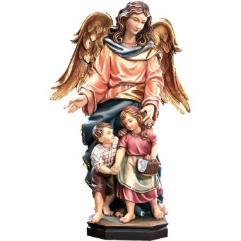 Guardian angel with two children