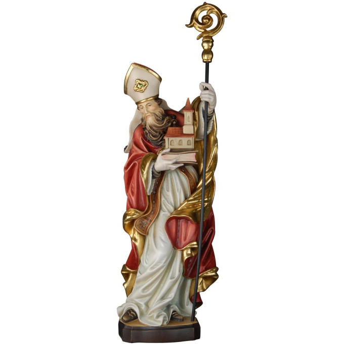 Svätý Wolfgang z Regensburgu s knihou a kostolom