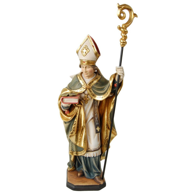 Saint Patrick of Ireland with trefoil