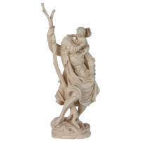 Saint Christopher wooden statue