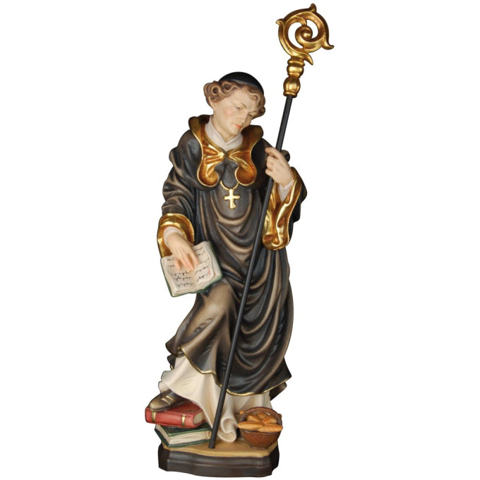 Saint Adelard with bread basket