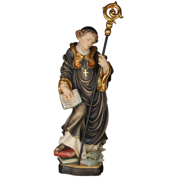 Saint Berthold of Garsten with fish
