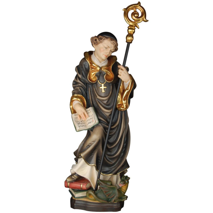 Saint Magnus of Füssen with dragon