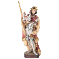 Saint Henry with sceptre and cathedral