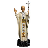 Statue of Pope Leo XIV.