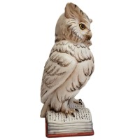 Wooden Owl on a book