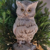 Wooden Owl on a book