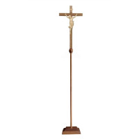 Wooden processional cross Corpus Leonardo