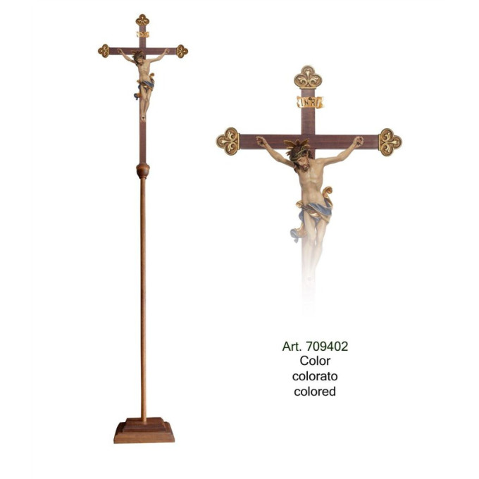 Processional baroque cross corpus Leonardo