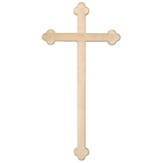 Wooden cross in baroque style