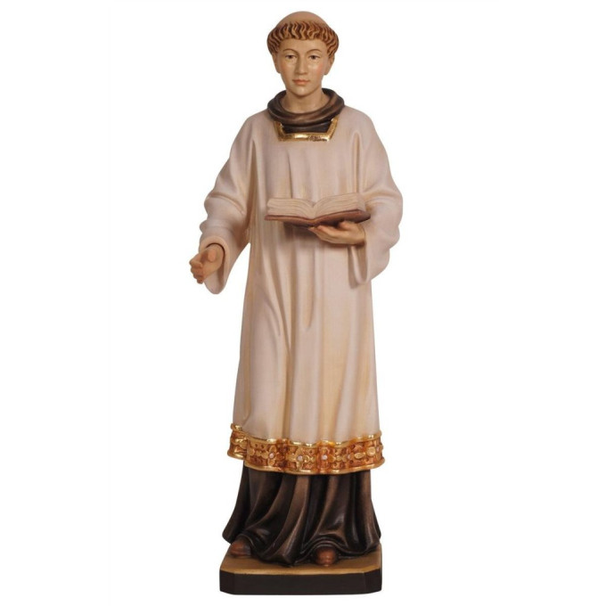 Priest wooden statue