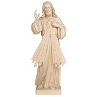 Divine Mercy wooden statue