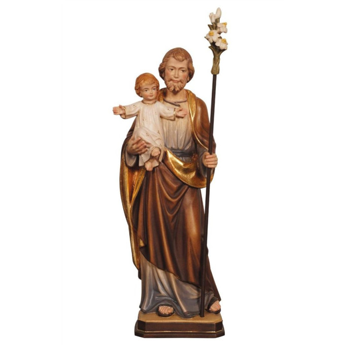 St. Joseph with Child and lily