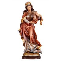 St. Barbara wooden statue