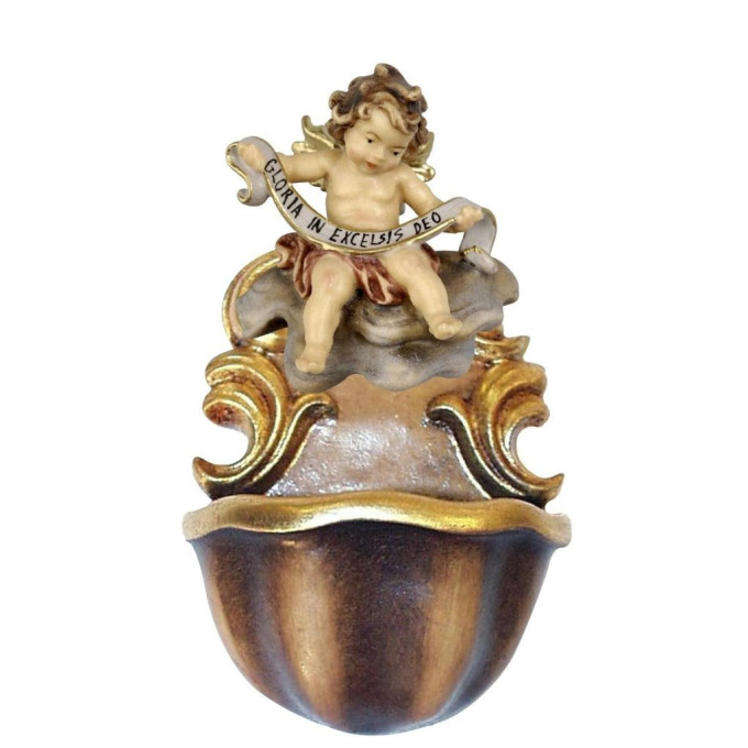 Holy water font Angel with bow