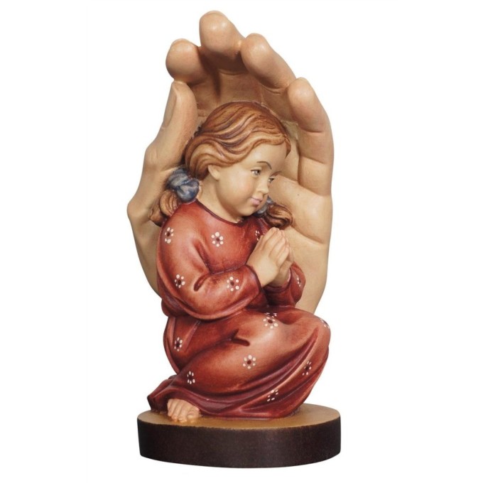 Guardian hand with girl