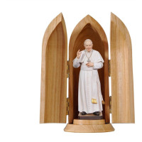 Pope Francis II in niche