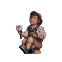 Little boy Peter with Edelweiss