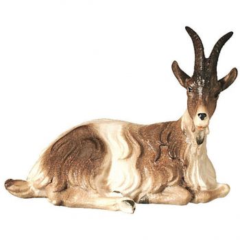 Ležiaca koza drevená soška figúrka zvieratá do Betlehema