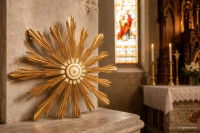 Wooden Rays for Holy Spirit
