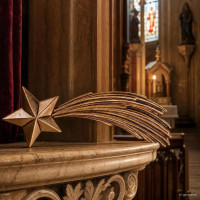 Comet star for Nativity scene