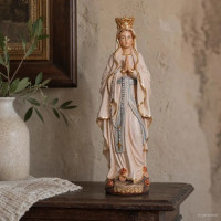 Madonna Lourdes with crown