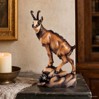 Chamois wooden decoration