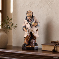 Doctor wooden statue